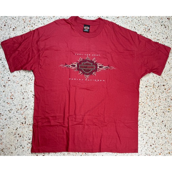 Harley Davidson Clearwater Florida Fletchers Vtg Short Sleeve T-Shirt Size XXL - Picture 1 of 8